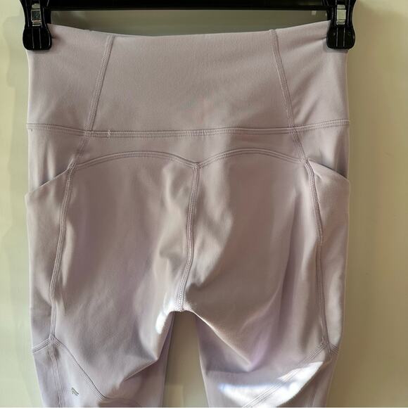 Fabletics Leggings PureLuxe Oasis Capri Hazy Iris NEW! - Picture 14 of 15
